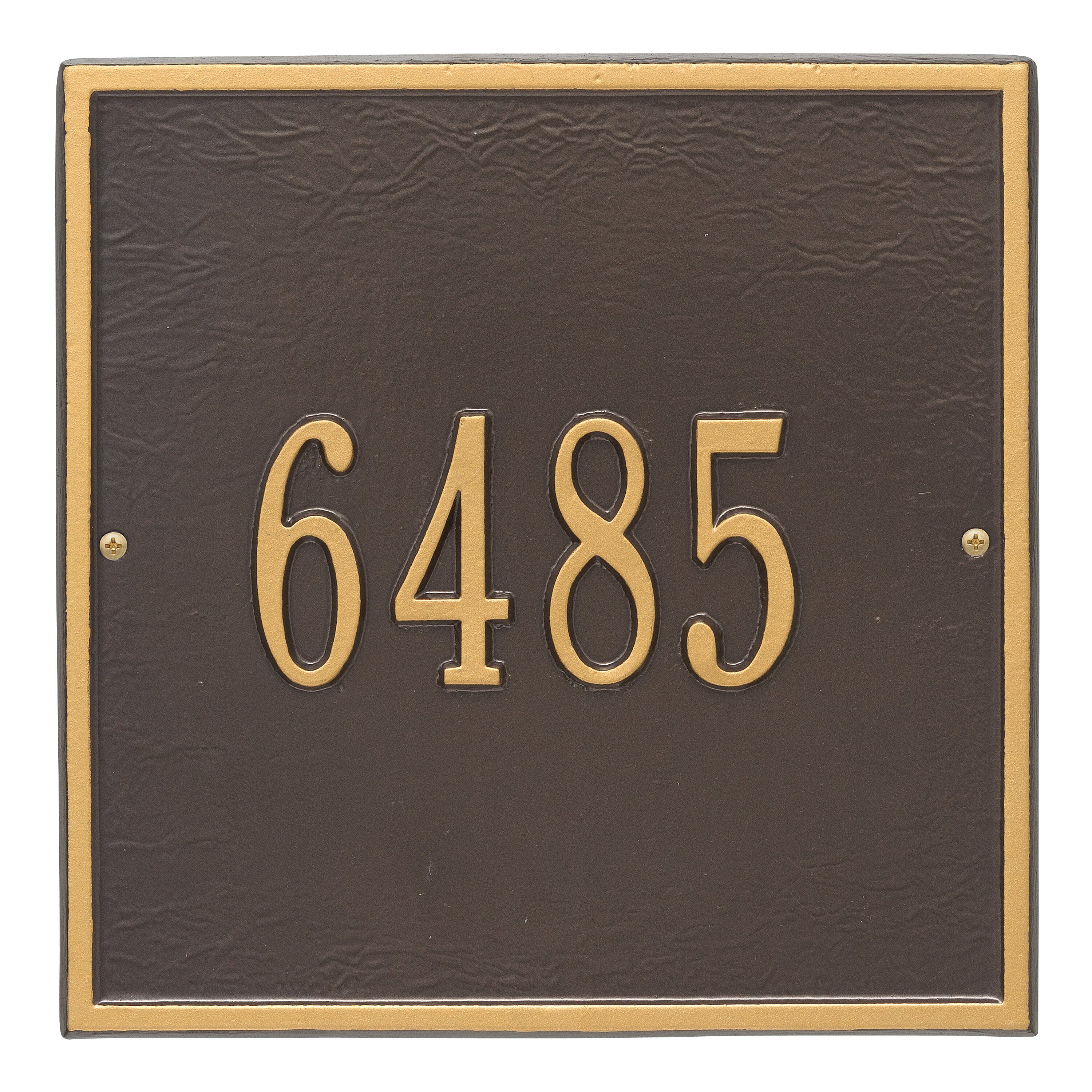 11" Square Wall Address Plaque