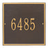 11" Square Wall Address Plaque