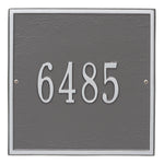 11" Square Wall Address Plaque