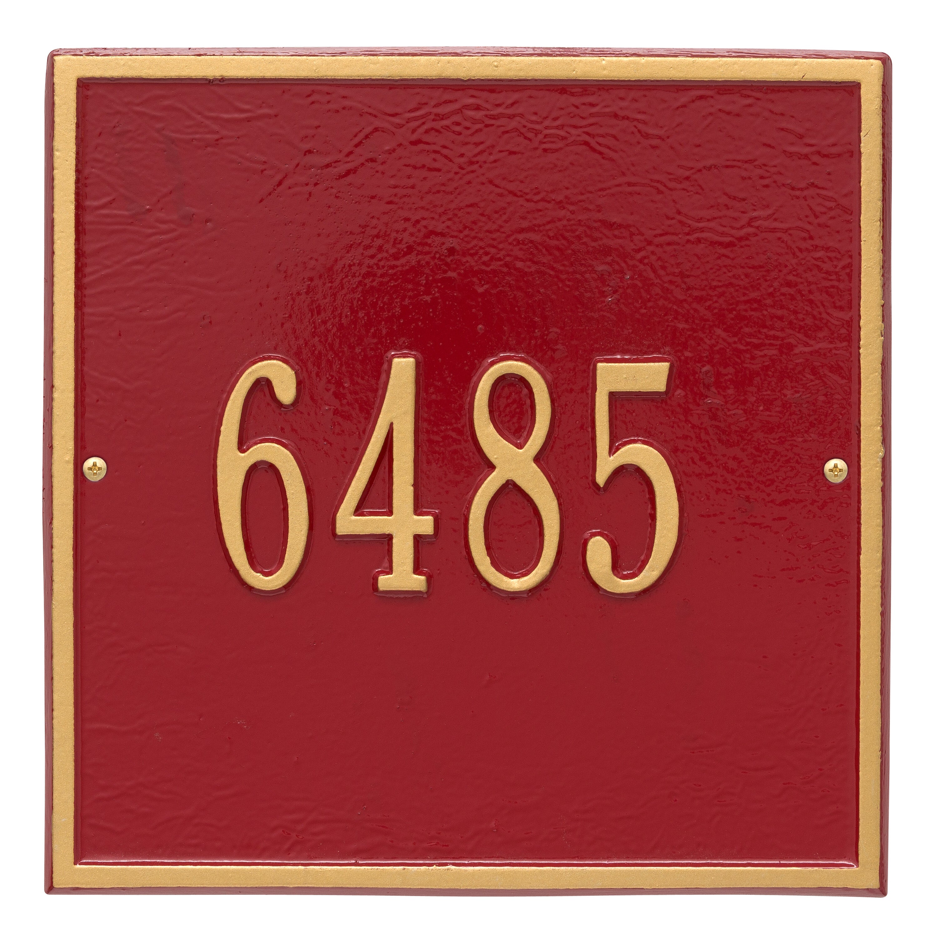 11" Square Wall Address Plaque