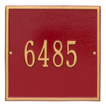 11" Square Wall Address Plaque