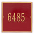 11" Square Wall Address Plaque