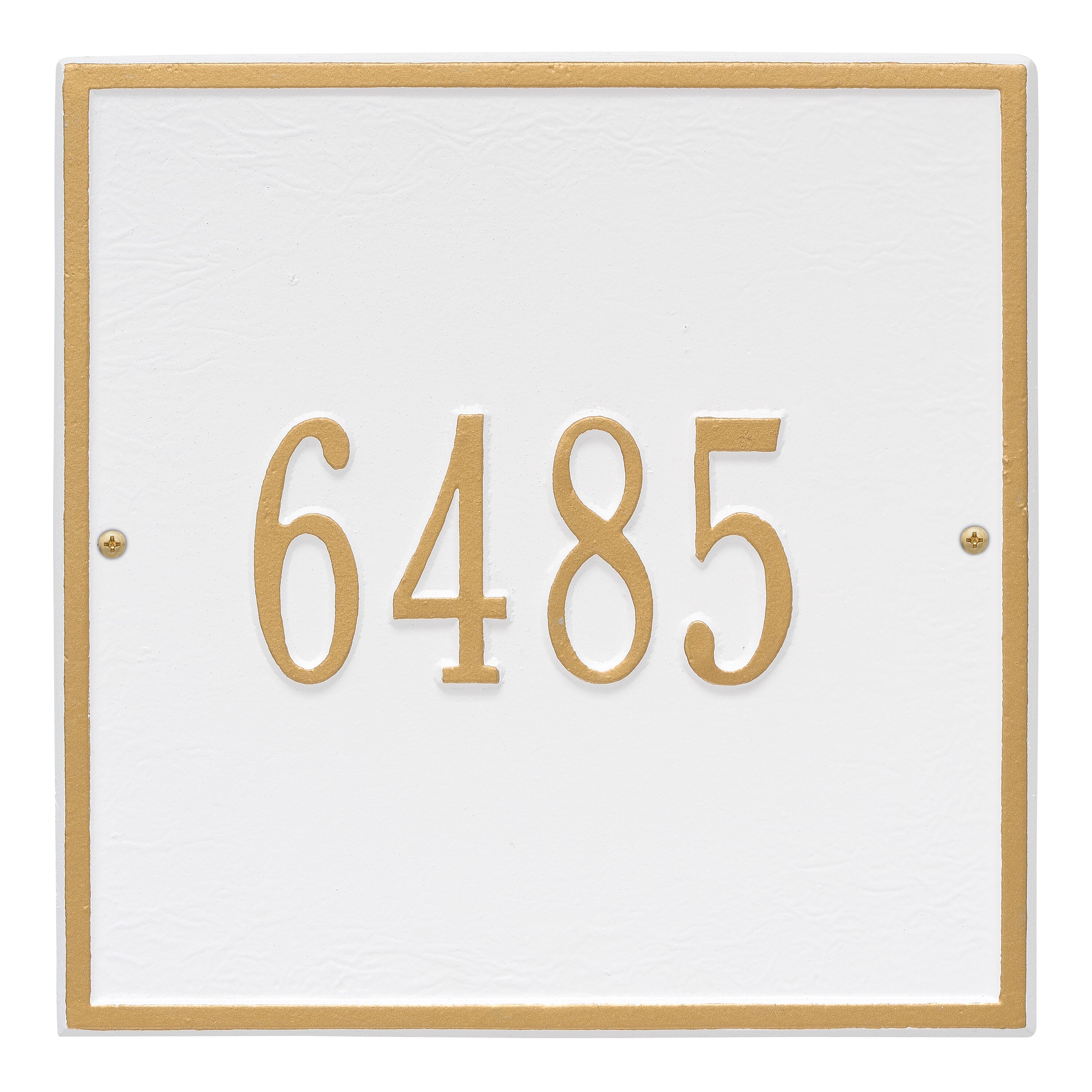 11" Square Wall Address Plaque