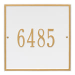 11" Square Wall Address Plaque