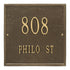 11" Square Wall Address Plaque