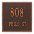 11" Square Wall Address Plaque