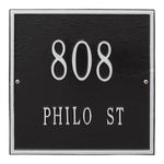 11" Square Wall Address Plaque