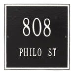 11" Square Wall Address Plaque