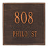11" Square Wall Address Plaque