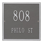 11" Square Wall Address Plaque