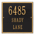 11" Square Wall Address Plaque