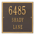 11" Square Wall Address Plaque