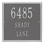 11" Square Wall Address Plaque