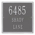 11" Square Wall Address Plaque