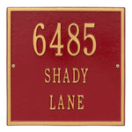11" Square Wall Address Plaque