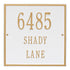 11" Square Wall Address Plaque
