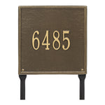 11" Square Lawn Address Plaque
