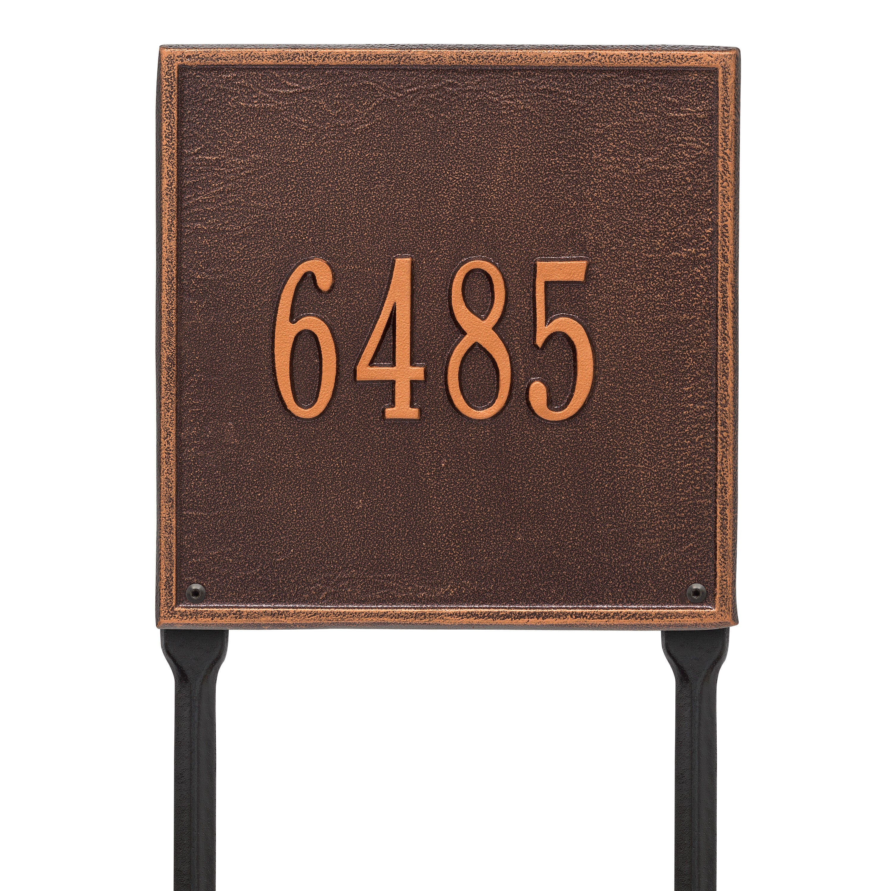 11" Square Lawn Address Plaque