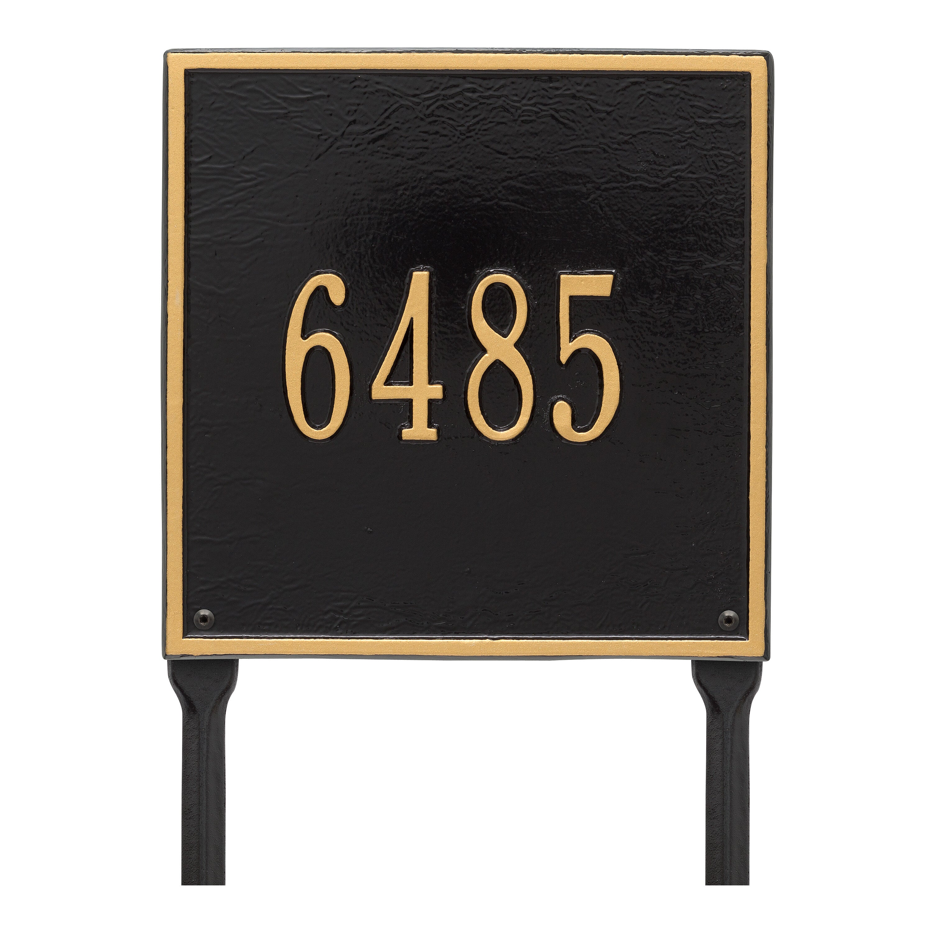 11" Square Lawn Address Plaque