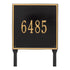 11" Square Lawn Address Plaque
