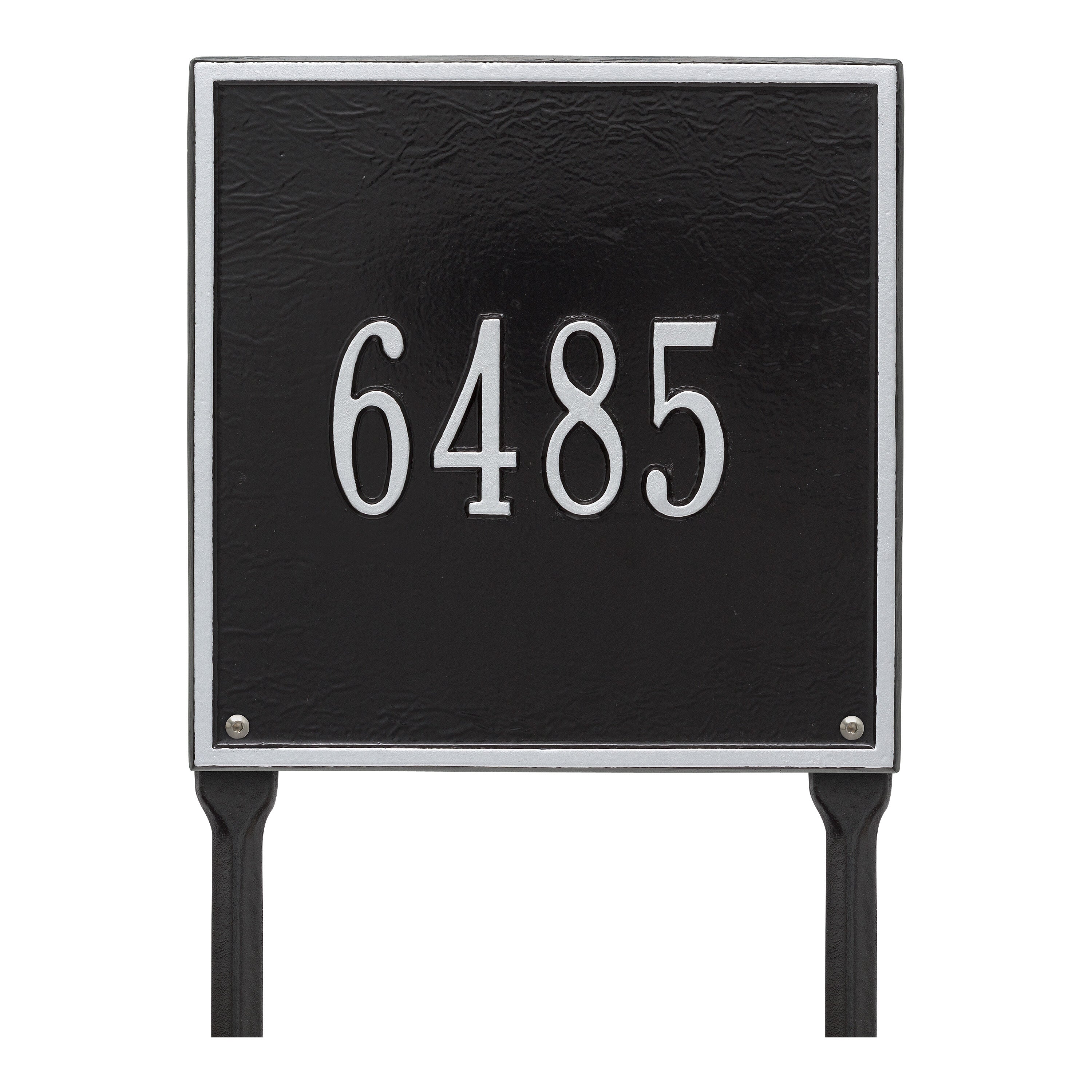 11" Square Lawn Address Plaque