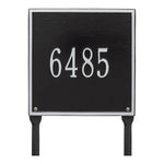 11" Square Lawn Address Plaque
