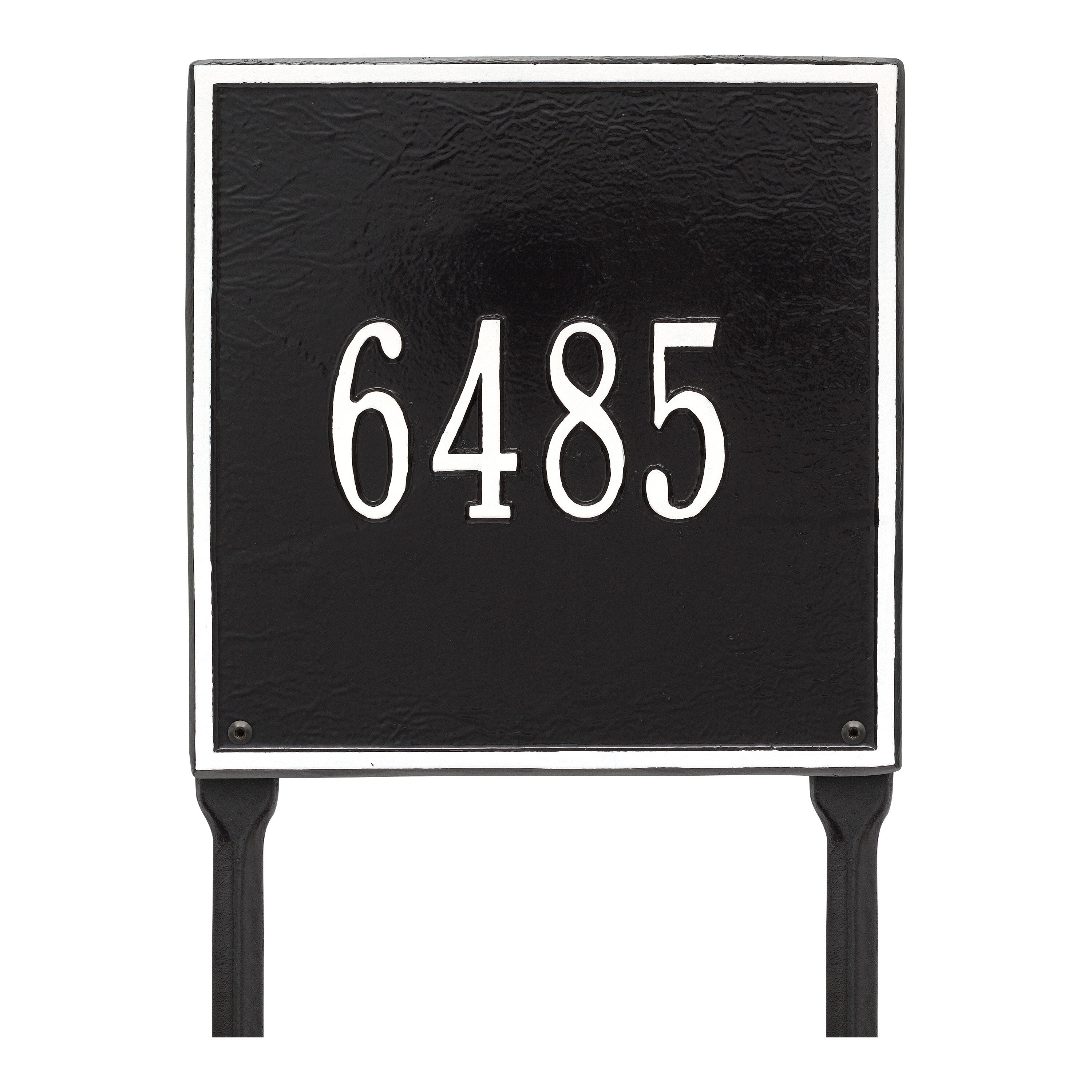 11" Square Lawn Address Plaque