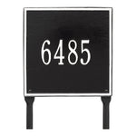 11" Square Lawn Address Plaque