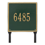 11" Square Lawn Address Plaque