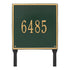 11" Square Lawn Address Plaque