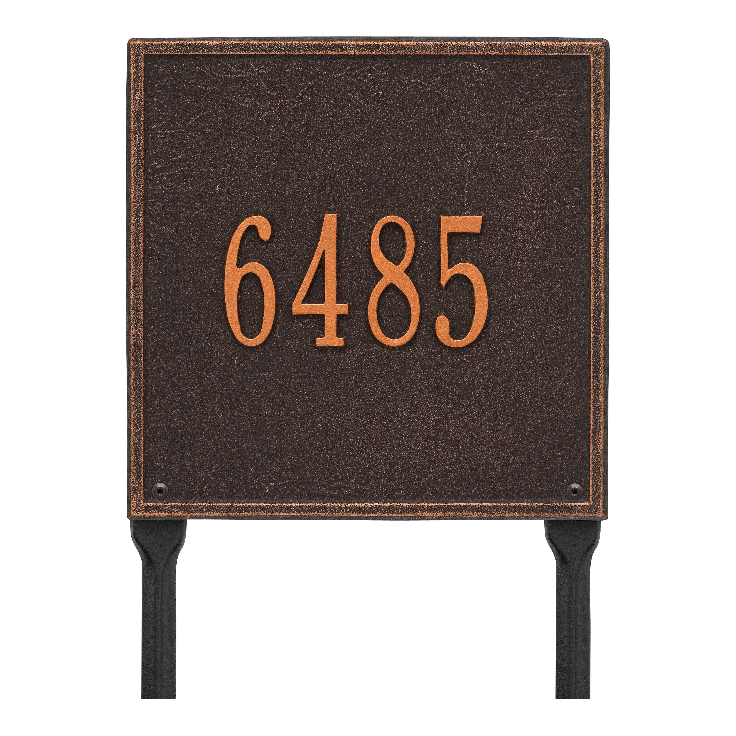11" Square Lawn Address Plaque