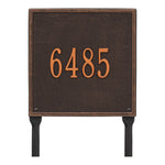 11" Square Lawn Address Plaque