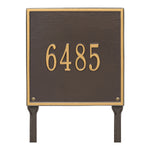 11" Square Lawn Address Plaque