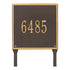 11" Square Lawn Address Plaque