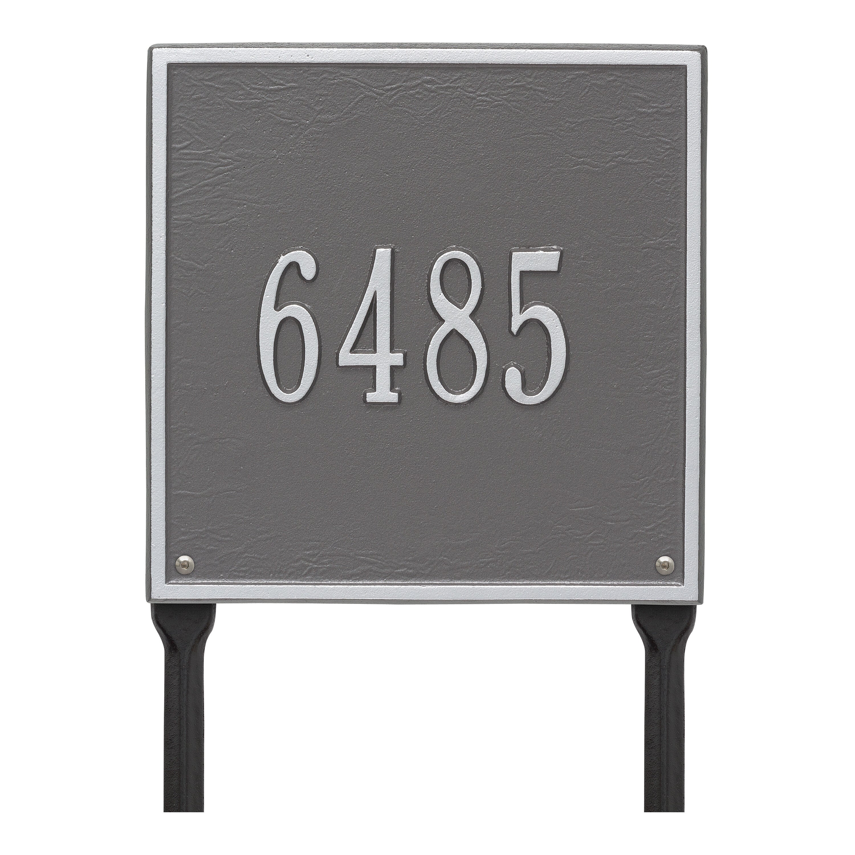 11" Square Lawn Address Plaque