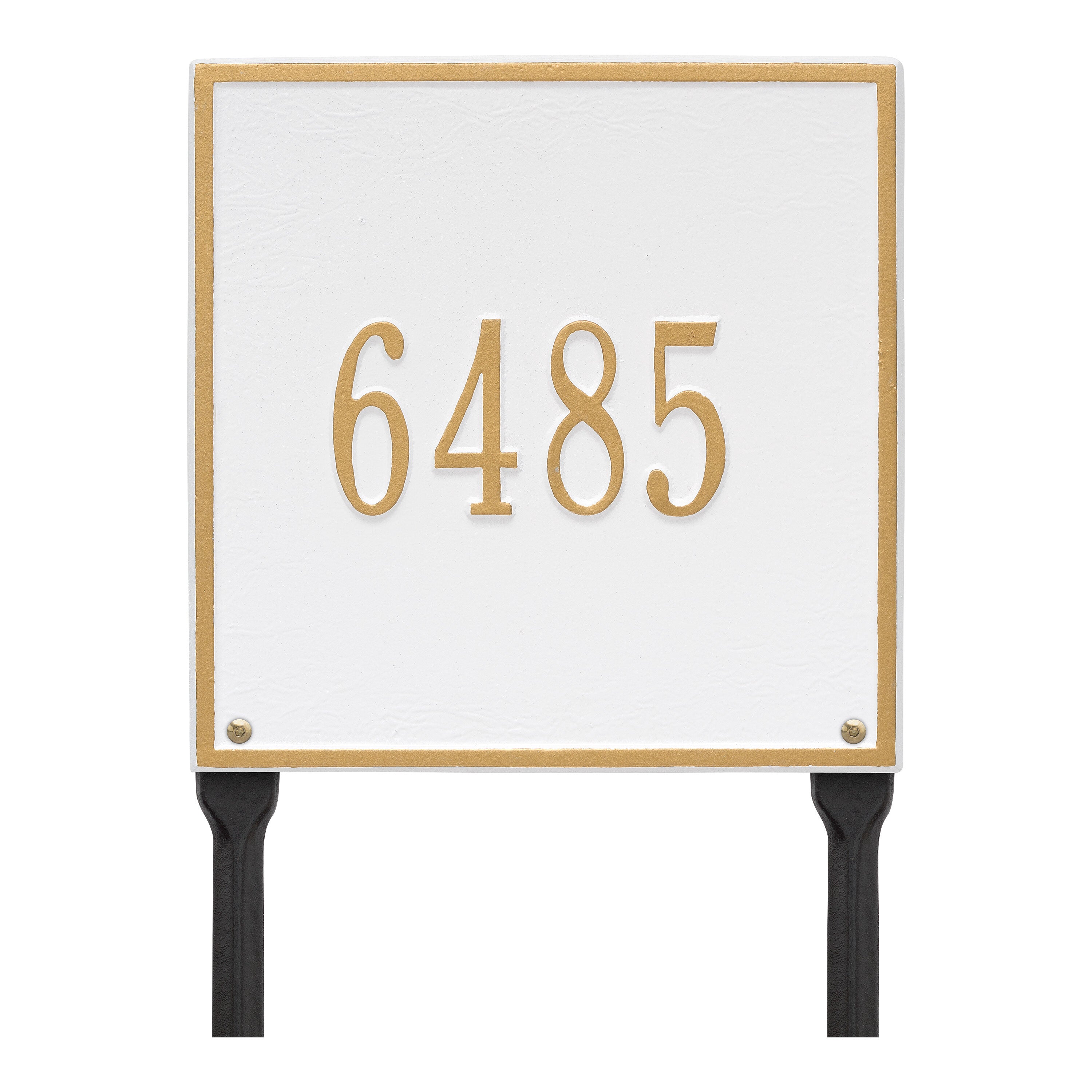 11" Square Lawn Address Plaque