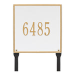 11" Square Lawn Address Plaque