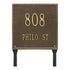 11" Square Lawn Address Plaque