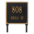 11" Square Lawn Address Plaque