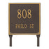 11" Square Lawn Address Plaque