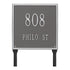 11" Square Lawn Address Plaque
