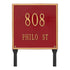 11" Square Lawn Address Plaque