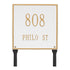 11" Square Lawn Address Plaque
