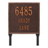 11" Square Lawn Address Plaque