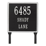 11" Square Lawn Address Plaque