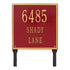 11" Square Lawn Address Plaque