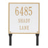 11" Square Lawn Address Plaque
