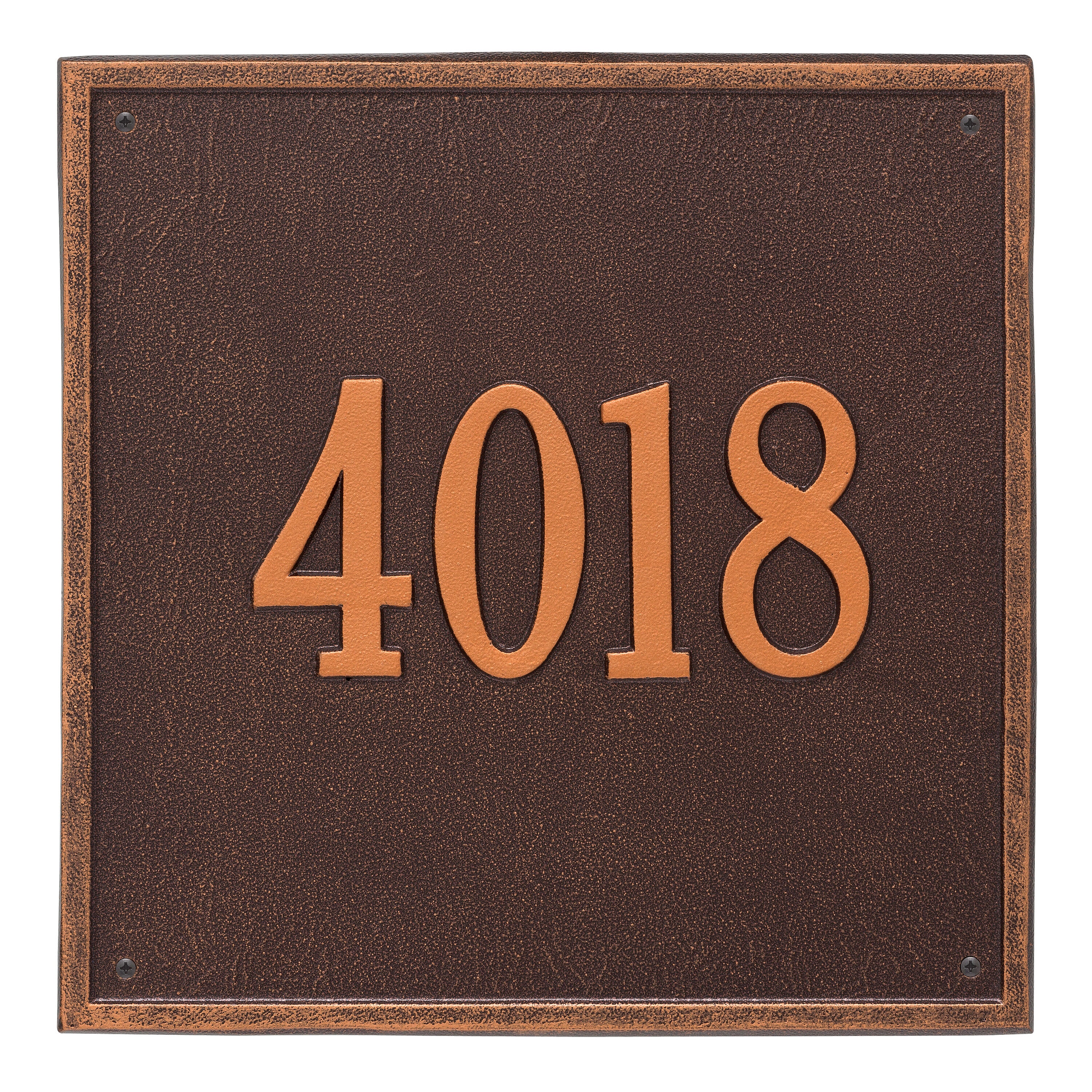 15" Square Wall Address Plaque