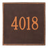 15" Square Wall Address Plaque