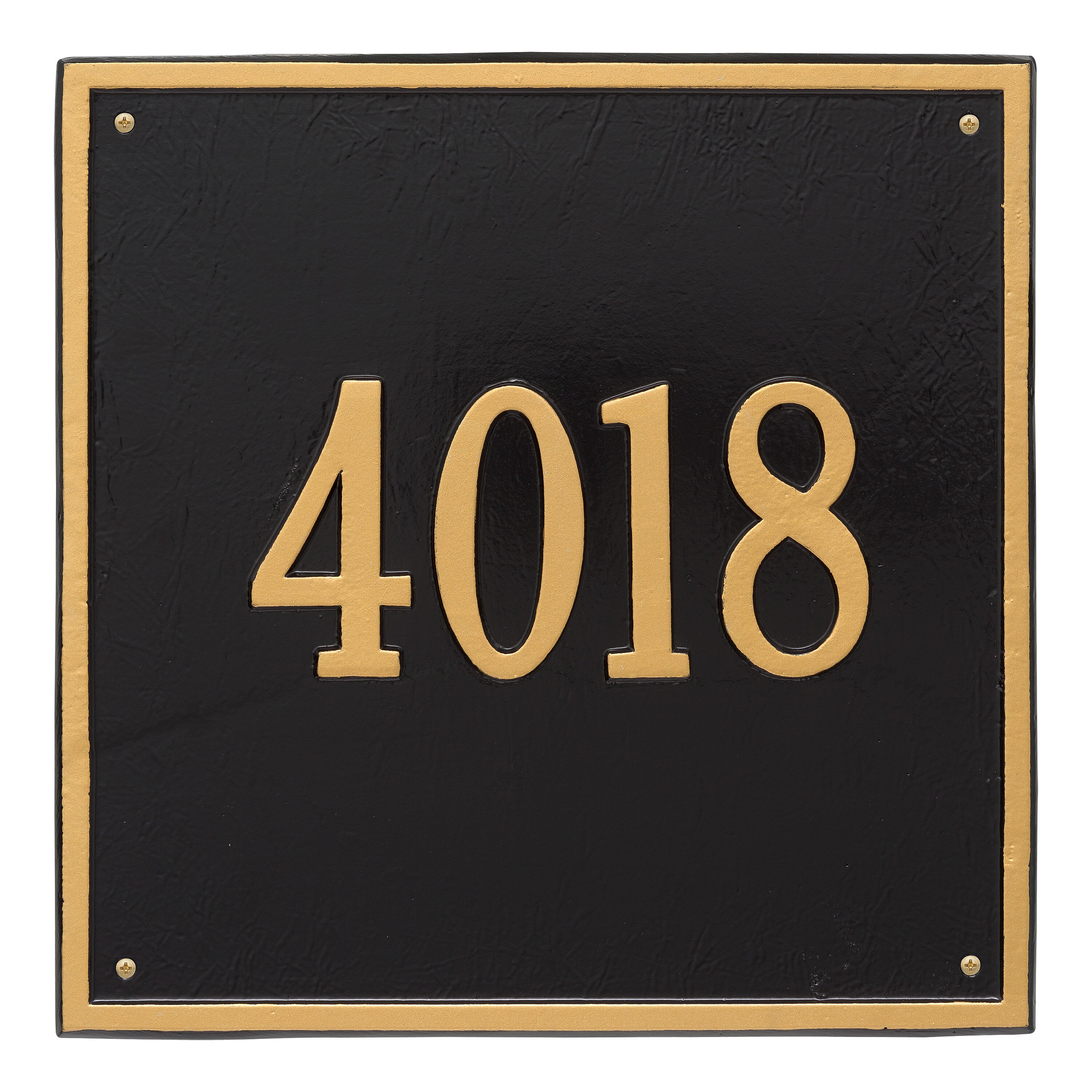 15" Square Wall Address Plaque